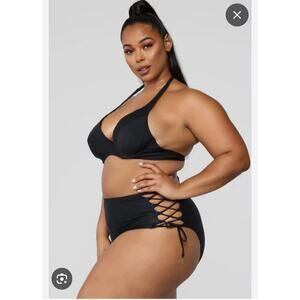 NWT Libra Bikini Black‎ 3X Fashion Nova Women's New With Tags
